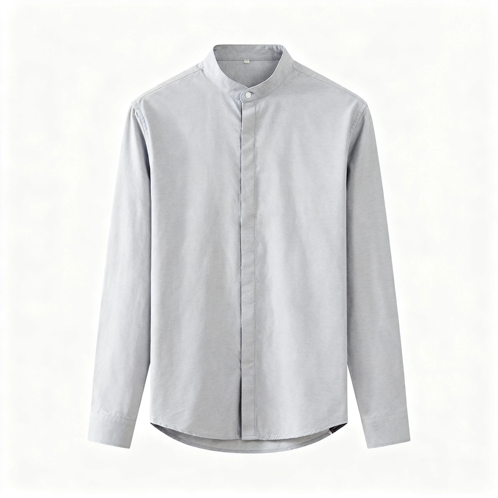 Men's Stand-Collar 100% Cotton Shirt